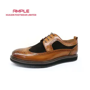 Zapatos oficiales masculinos de estilo italiano, zapatos formales de cuero genuino para hombre, novedad