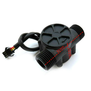 Sensor de Flujo de Agua YFS201 1~25L/min DN15 4 Tubos 0.5 Pulgadas, Medidor de Flujo Hall OEM Personalizable para Líquidos y Aceites - Product Image 2