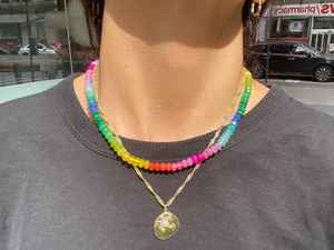 <b>Resin</b> Necklace Designed With Minimal Yet Attractive Artistic Look Lightweight Jewelry Suitable For Daily Wear Office Styling - Product Image 4