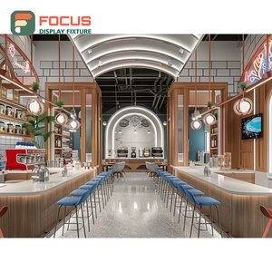 Contemporary Coffee Display Cabinet <b>Corner</b> Glass Door Merchandise Area Matte White Cafe Cabinet - Product Image 1