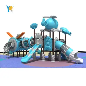 Amusement Park Children Climbing Games And Double Slide And Square Slide Outdoor Playground Equipment By Chinese Manufacturer