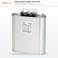 Condensateur Shunt BSMJ auto-réparateur basse tension 480V 10kvar à borne M6 pour distribution d'énergie industrielle