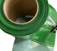 Plastik hdpe ldpe ön açık otomatik rulo çanta özelleştirilmiş geri dönüşümlü ldpe şeffaf torba