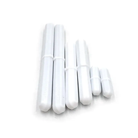 Barra agitadora de laboratorio blanca B, barra agitadora magnética de PTFE, barras giratorias AlNiCo, anillo, mezclador agitador magnético, batidos de café, Material de laboratorio