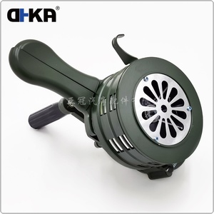 DHKA 12V Sirine Alarm Mobil Kompak Merah dengan Penggerak Manual <span class=keywords><strong>120dB</strong></span> ABS+Logam Universal AS049G - Product Image 3