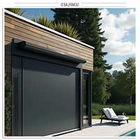 Système de toiture bioclimatique intelligent en aluminium à persiennes pour pergola, gazebo, bâtiment de jardin et espaces extérieurs