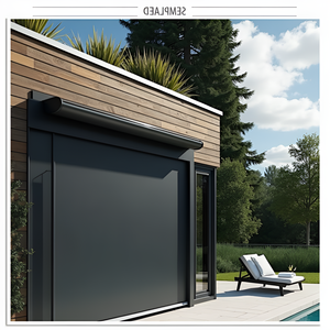 Système <span class=keywords><strong>de</strong></span> toiture bioclimatique intelligent en aluminium à persiennes pour pergola, gazebo, bâtiment <span class=keywords><strong>de</strong></span> jardin et espaces extérieurs - Product Image 2