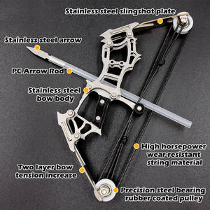 <span class=keywords><strong>Arc</strong></span> à <span class=keywords><strong>poulie</strong></span> miniature Baiyuheng OEM, jouet de tir, <span class=keywords><strong>mini</strong></span> <span class=keywords><strong>arc</strong></span> composite en acier inoxydable 304, sports d'intérieur et d'extérieur - Product Image 3