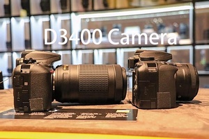 DF Wholesale กล้องดิจิตอล SLR มืออาชีพ รุ่น D3400 18-55 มม., 55-200 มม. ของแท้ ใช้งานได้ 95% - Product Image 6