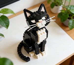 Giocattolo Personalizzabile con Testa Girevole, Micro Blocco in Plastica ABS, Figurina Animale Domestico Fai-da-Te, Regalo per Amici - Product Image 6