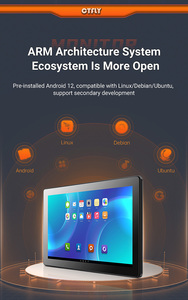 7~32 英寸铝制无风扇触摸屏工业平板电脑智能工厂内嵌式 IP65 ARM/X86 工业一体机 - Product Image 6