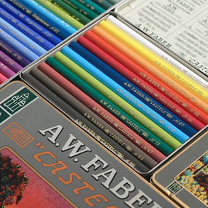 Crayons de couleur à base d'huile Faber-Castell (en coffret métallique) Édition du 111e anniversaire Crayons pour l'<span class=keywords><strong>art</strong></span> et le dessin - Product Image 2