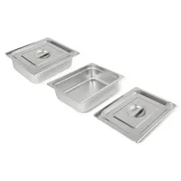 Buffet commercial en acier inoxydable à 3 pots à haut rendement Bain Marie électrique et gaz pour hôtels et restaurants