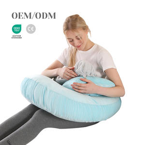 Oreiller de maternité portable personnalisé OEM pour lit de grossesse canapé avec support de bras souple pour l'allaitement jeu lecture tricot - Product Image 1