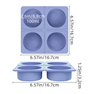 -Nhà máy trực tiếp bán Chất lượng cao bền tùy chỉnh trang trí Silicone xà phòng khuôn bánh công cụ cho xà phòng và làm bánh - Product Image 3