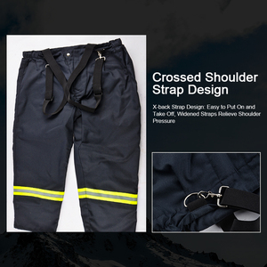 Combinaison <span class=keywords><strong>de</strong></span> protection ignifuge Nomex pour pompiers, lutte contre les incendies en zone forestière et sauvetage d'urgence, style demi-corps et corps entier - Product Image 6