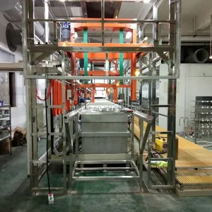 Feiyide Plating Mesin Otomatis Vertical Lift Plating Line untuk Rak Plating