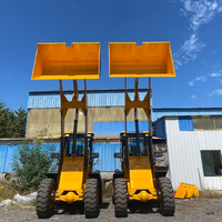 ZL946 Compact Wheel Loader Articulated 4x4 Mesin Diesel Mini Payloader 5 Ton 1.2m Bucket Front Loader Konsumsi Bahan Bakar Rendah