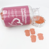 Compléments alimentaires à base de collagène et de L-glutathion pour éclaircir la peau, gommes à mâcher à base de plantes, 60 unités, qualité supérieure pour les soins de la peau des adultes