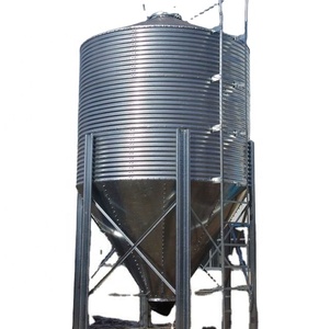 Silo à fond trémie TSE, bonne étanchéité, capacité 500T-1000T, plaque d'acier galvanisé, certifié ISO CE, longue durée de vie 20-50 ans - Product Image 1