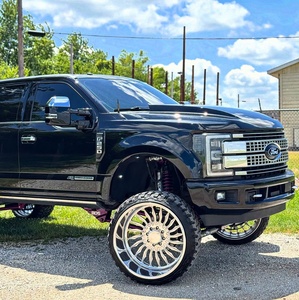 Rines Forjados KYKY 8x170 8x180 para Camionetas, 22X12 24X12 24X14 26X14 28X16, para Ford GMC Sierra 1500 2500 3500 - Product Image 3