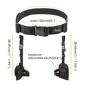 ARTEX Ensemble tactique multifonctionnel trois pièces : Ceinture et étui de jambe droit portables pour entraînement extérieur - Product Image 2
