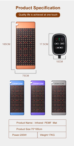 Estera PEMF Bio Jade personalizada de fábrica, turmalina infrarroja lejana, terapia de piedra caliente, almohadilla magnética, aplicación de masaje corporal - Product Image 6
