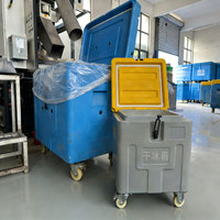 Glacière portable 75L pour la livraison en chaîne du froid de produits de la mer, médicaments et échantillons de laboratoire