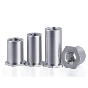 high quality and low price SS304 half hex blind rivet nut