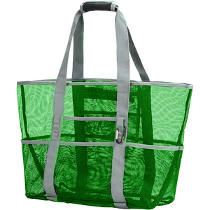 <span class=keywords><strong>Borsa</strong></span> Tote in PVC trasparente di alta qualità con cerniera rinforzata enorme in plastica portatile e resistente all'acqua - Product Image 5