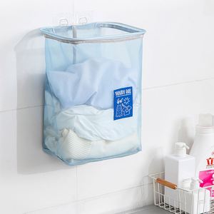 Wall-Mounted Folding <b>Laundry</b> Basket Collapsible Household Clothes <b>Storage</b> Organizer for Dirty Clothes - Product Image 2
