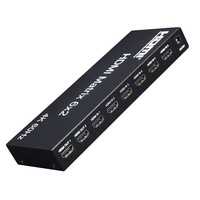 Matrice HDMI 4K 6x2 avec audio optique Matrice HDMI 6x2 avec EDID