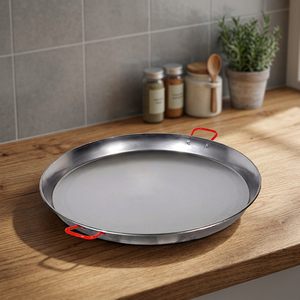 Padella per Paella Valenciana, 80 cm, Lucida, Serve 40 Persone - Product Image 3