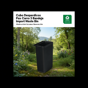 Contenedor de Residuos para Carro con 3 Bandejas Import Waste Bin - Product Image 3