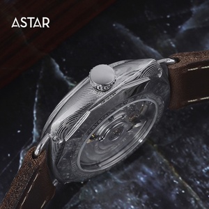 1 pièces logo personnalisé luxe 20atm Damas en acier plongée <span class=keywords><strong>eta</strong></span> <span class=keywords><strong>2824</strong></span>-<span class=keywords><strong>2</strong></span> mécanique automatique <span class=keywords><strong>montre</strong></span> de plongée homme avec cuir horween sangle - Product Image 5