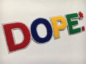 Parches personalizados de chenilla Parche bordado de toalla de alta calidad para ropa - Product Image 3