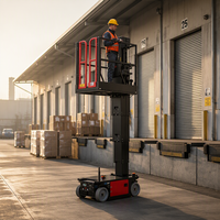 Plateforme élévatrice aérienne en acier au carbone pour espaces étroits 8m 150kg B2B