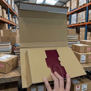 Boîte de rangement pour bandes dessinées sur mesure, boîtes en carton pliables faciles à assembler pour l'emballage de livres et les boîtes d'expédition - Product Image 1