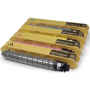 Groothandel ricoh toner cartridge mpc 3003-X & O Originele Kwaliteit Compatible Ricoh Mpc 3503 3003 3004 3504 Zwart Cyaan Magenta Geel Tonercartridge