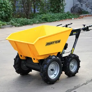 Austter T25 mô hình điện 6.5HP 250kg động cơ xăng lái xe điện bánh xe barrow Mini Dumper