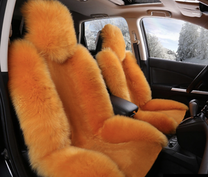 Meilleures ventes de produitsEnsemble de housse de chaise fantaisie à impression unique sur le devant Couvre-siège de voiture en fourrure Accessoires en fourrure - Product Image 1