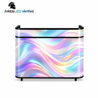 Écran LED mural P1.8 P2.5 pour comptoir de DJ, façade de réception, panneau d'affichage LED HD intérieur/extérieur pour réception, expositions et événements