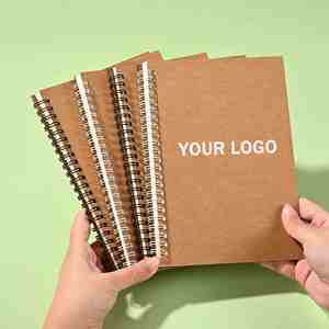 Cuaderno de Notas A5 de Alta Calidad con Cubierta Kraft, Agenda, Diario 2025, Cuaderno Espiral A5 - Product Image 1