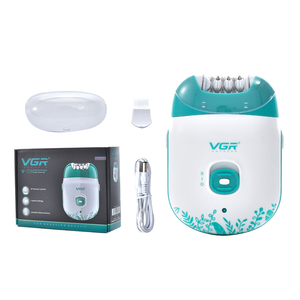 เครื่องกำจัดขน VGR V-700 IPX5 สำหรับผู้หญิง แบบแผ่นหมุน ชาร์จไฟได้ ใช้โกนขนได้ กำจัดหนังด้าน ใช้ได้กับใบหน้า ลำตัว และบริเวณขาหนีบ - Product Image 3