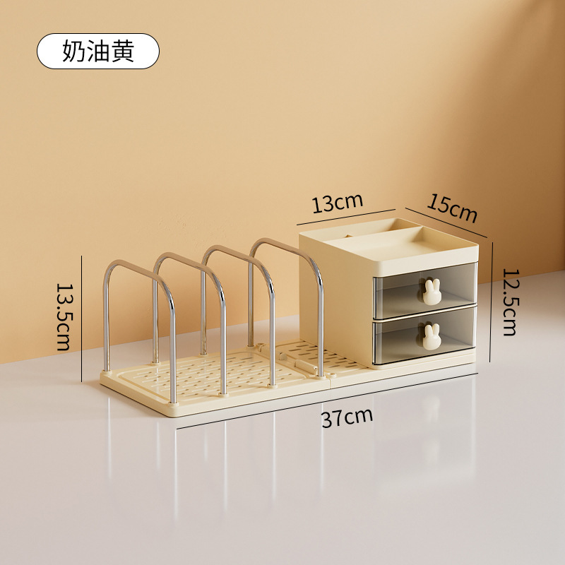 Creamy Yellow [Bookshelf Storage Box]