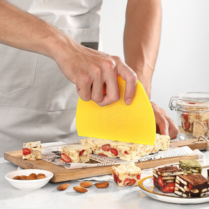 Plastic cake scraper, silicone kneading mat, creative household baking tool for cutting cream cakes, rice noodle rolls, etc. - Product Image 1