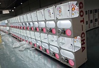 WANGERBAO Gacha Máquina Expendedora de juguetes de cápsulas Gacha Gachapon de dos pisos que funciona con monedas para Centro Comercial