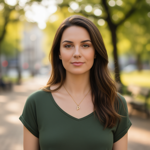 Collar con Colgante de Letra P Angelina, Chapado en Oro, Acero Inoxidable, Joyería de Moda para Mujer, Estilo Minimalista para Uso Diario 45523 - Product Image 2