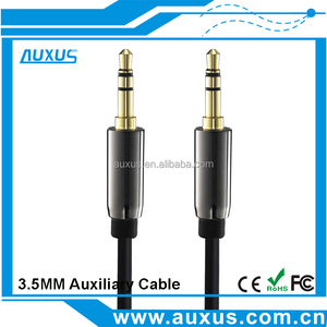 <span class=keywords><strong>3</strong></span>.5mm <span class=keywords><strong>jack</strong></span> Mâle à Mâle Audio Stéréo Aux Câble Pour La voiture casque Haut-Parleur PC Adapte Pour <span class=keywords><strong>iphone</strong></span> 5S 6 6 plus aux cordon noir - Product Image 1