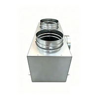 Boîte de distribution d'air multi-ports en acier galvanisé pour système de ventilation avec connexion de conduits flexibles